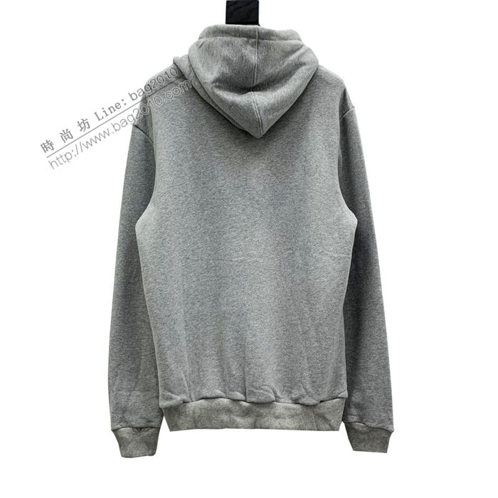 Gucci男裝 古奇側面字母Logo印花長袖連帽衛衣 男女同款  ydi3058